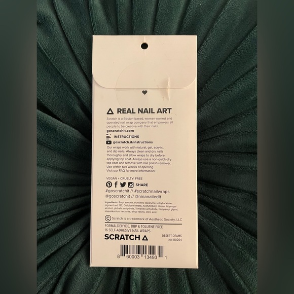 NEW & SEALED Scratch Nail Wraps - Picture 4 of 6